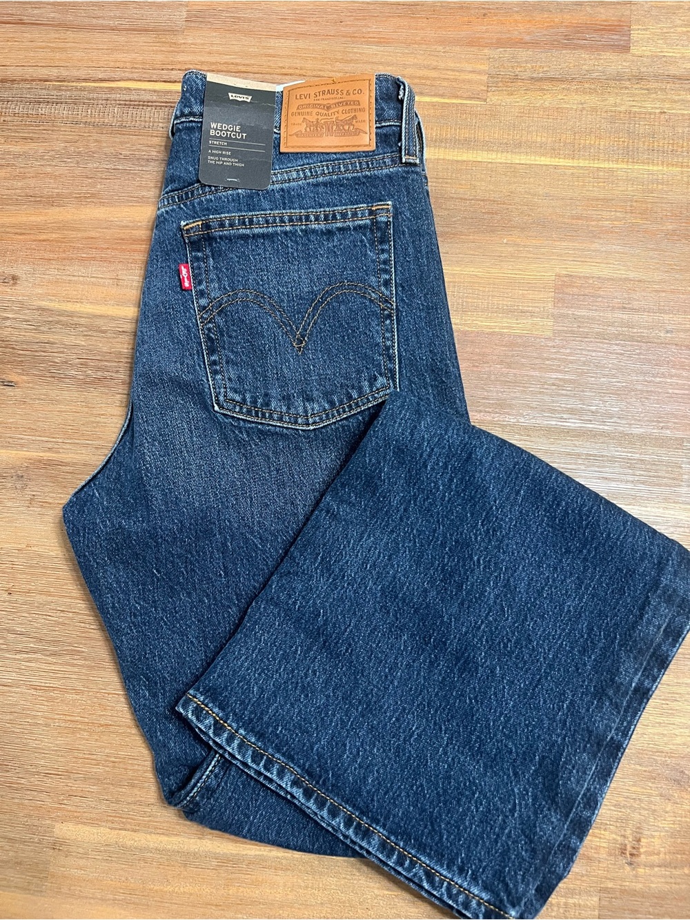Levi's Women’s Bootcut Jeans - Dark Indigo Blue